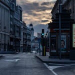 El centro de Madrid, vacío por la crisis sanitaria