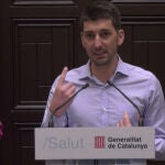 Oriol Mitjà junto a Alba Vergés