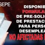 El "formulario no es una solicitud definitiva”, solo un trámite previo
