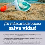 Arroyomolinos: campaña entre sus vecinos para que donen sus mascarillas y gafas de buceo