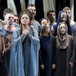 Anna Netrebko como "Aida" en Salzburgo