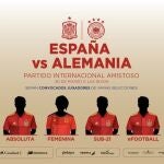 España y Alemania disputarán un amistoso 'online'RFEF27/03/2020