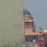 Nueva Delhi antes o después del coronavirus