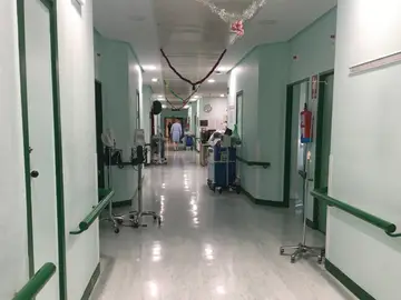 Pasillo del Hospital Clínico de Valladolid Pasillo del Hospital Clínico de Valladolid