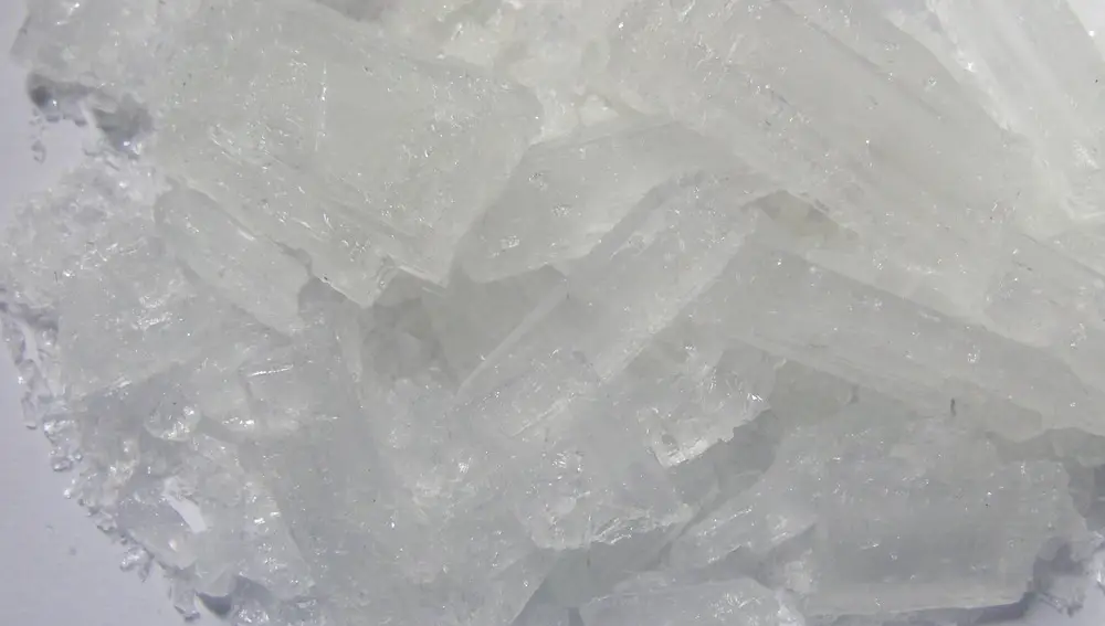 Cristales de acetato de plomo.