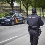Controles de la Policía Nacional en Pamplona
