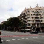 La Casa Milà de Gaudí, en el Paseo de Gràcia. EFE/Toni Albir