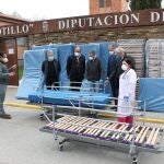 FES y Cámara de Segovia entregan 30 camas hospitalarias a los centros asistenciales de Diputación