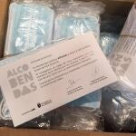 Reparto de mascarillas de protección en Alcobendas.AYUNTAMIENTO DE ALCOBENDAS22/04/2020