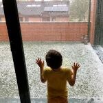 Tormenta de granizo en Arroyo de la Encomienda (Valladolid)