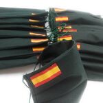 Mascarillas con la bandera de España