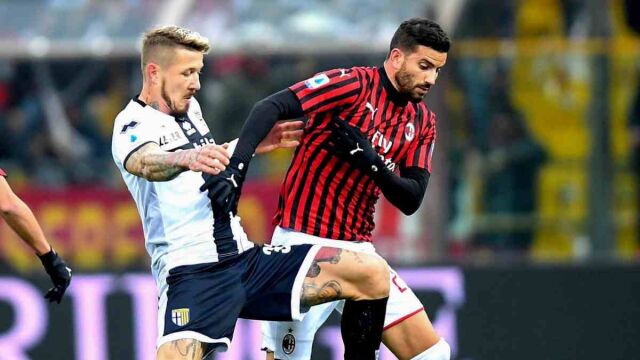 Mateo Musacchio con el Milán.