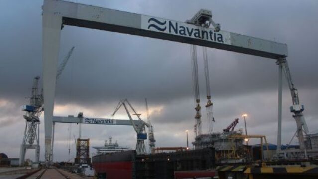 Astillero de Navantia en Puerto Real (Cádiz)