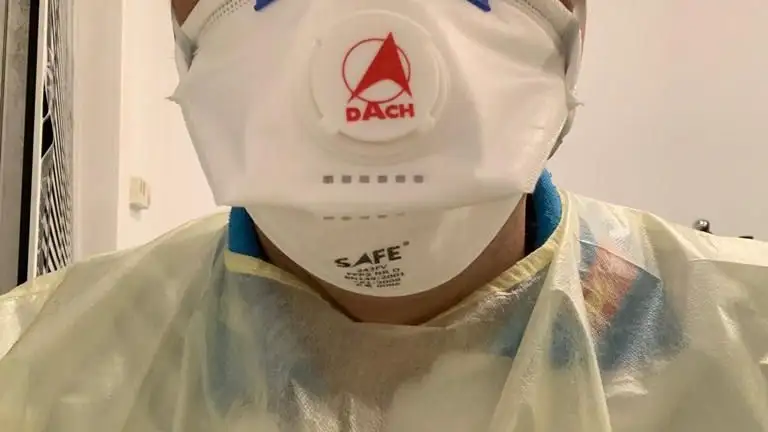 Ángel Ruiz, sanitario de Ifema.