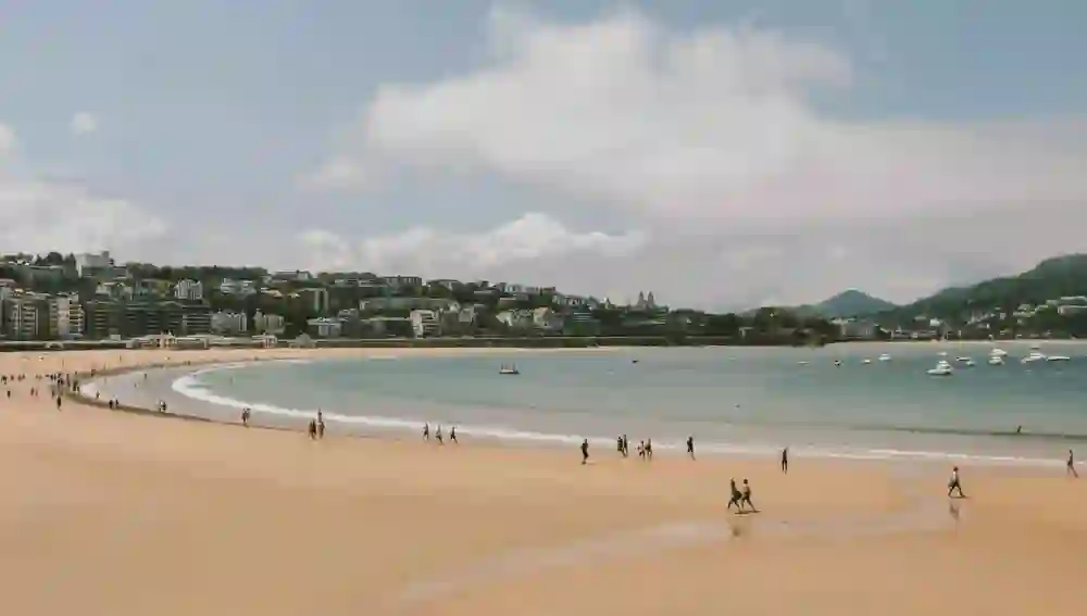 Playa de la Concha en Donosti, País Vasco