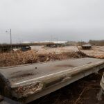 La borrasca «Gloria» afectó a todo tipo de infraestructuras de la costa este española Entre ellas, este puente sobre el río Tordera