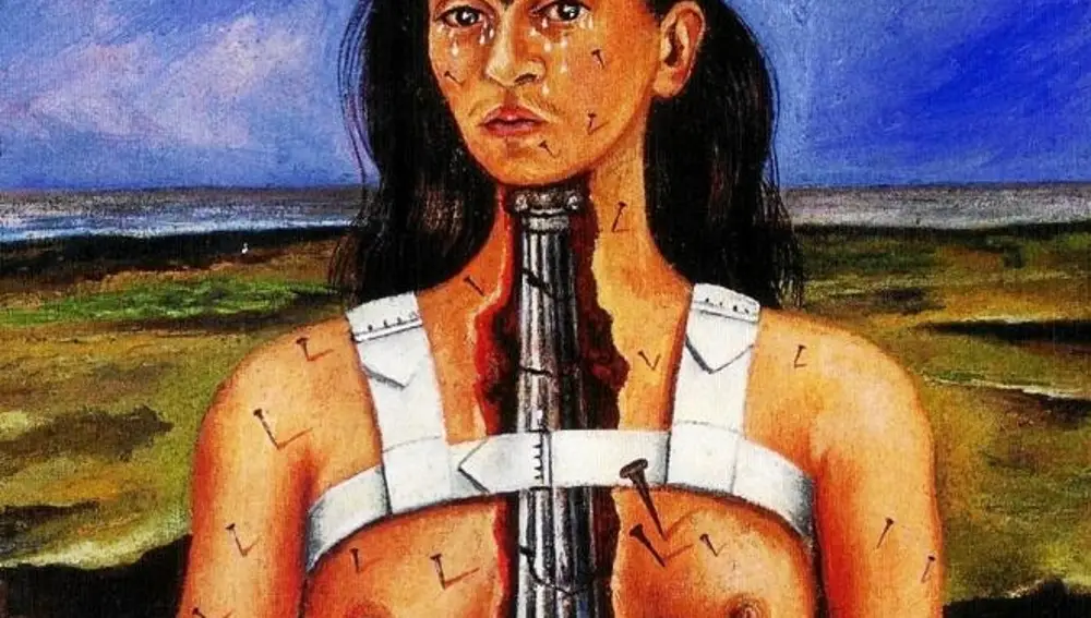 El cuadro "La columna rota" que la artista Frida Kahlo pintó en 1944
