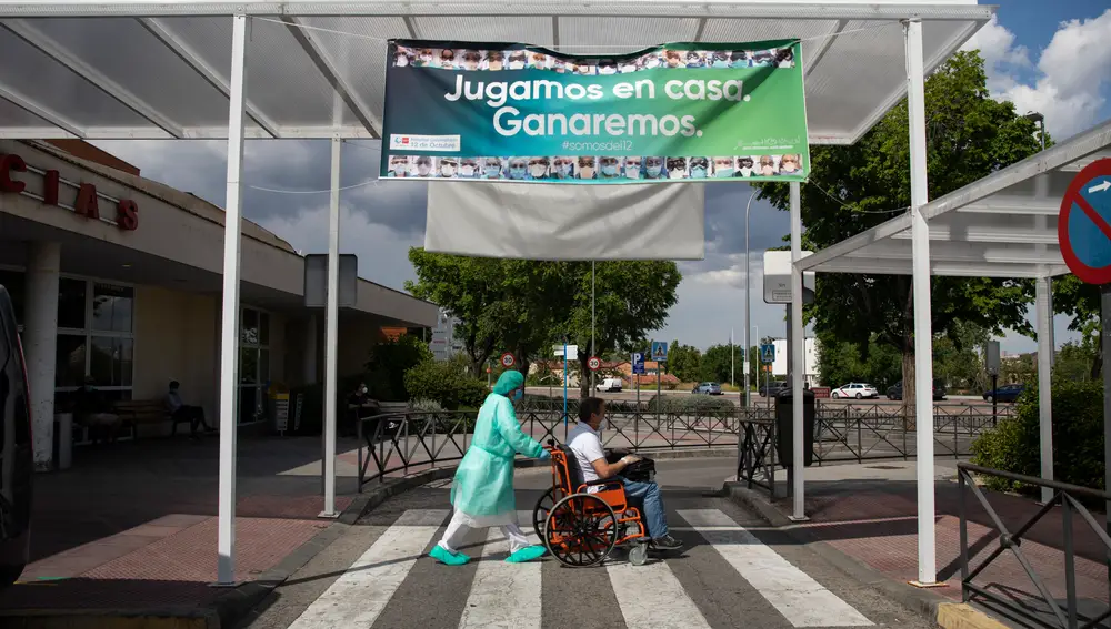 Personal sanitario del Hospital 12 de Octubre