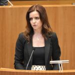 La portavoz del Grupo Ciudadanos en las Cortes de Castilla y León, Ana Carlota Amigo