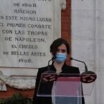 La presidenta de la Comunidad de Madrid, Isabel Díaz Ayuso, preside el acto de celebración de la fiesta de la Comunidad de Madrid