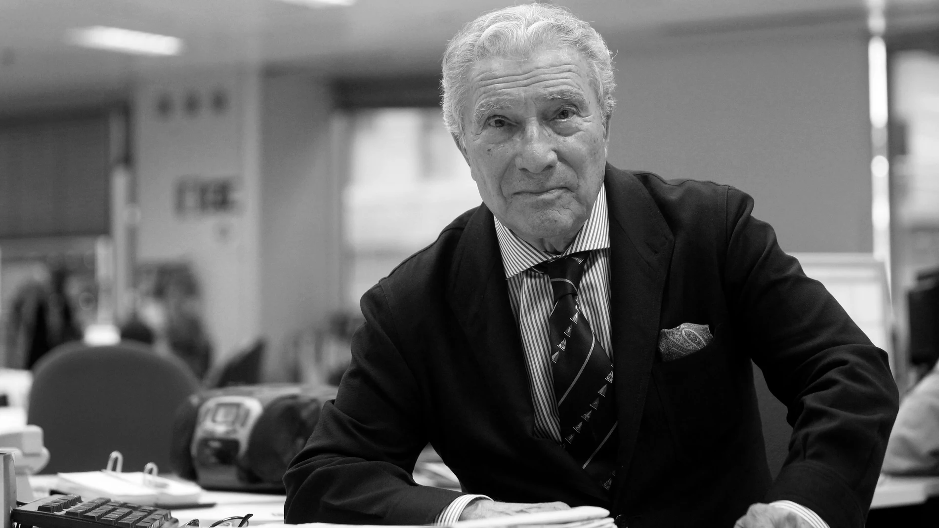 Miguel Ors, en la redacción de LA RAZÓN