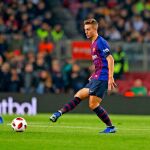 Oriol Busquets con el Barcelona.