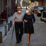 Dos vecinos del centro de Madrid