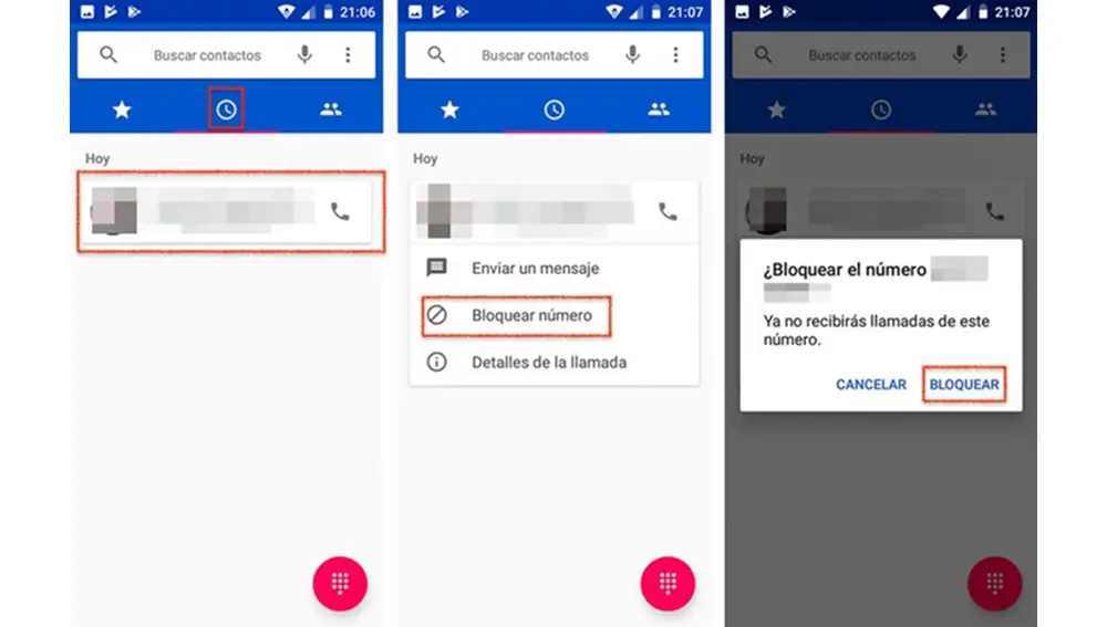¿Qué hago si me llaman del 964867951?
