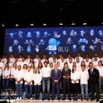 Rafa Nadal y Alejandro Blanco en la presentación Becas Podium hasta París 2024
