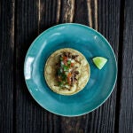 Este es uno de los tacos que podremos pedir a casa a través del delivery de Roberto Ruiz, de Punto MX
