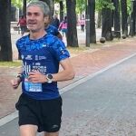 Martín Fiz, durante un momento de su polémica carrera