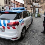 La Policía Local en el centro de León