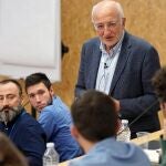 El presidente de Mercadona, Juan Roig, durante una formación a los emprendedores de Lanzadera