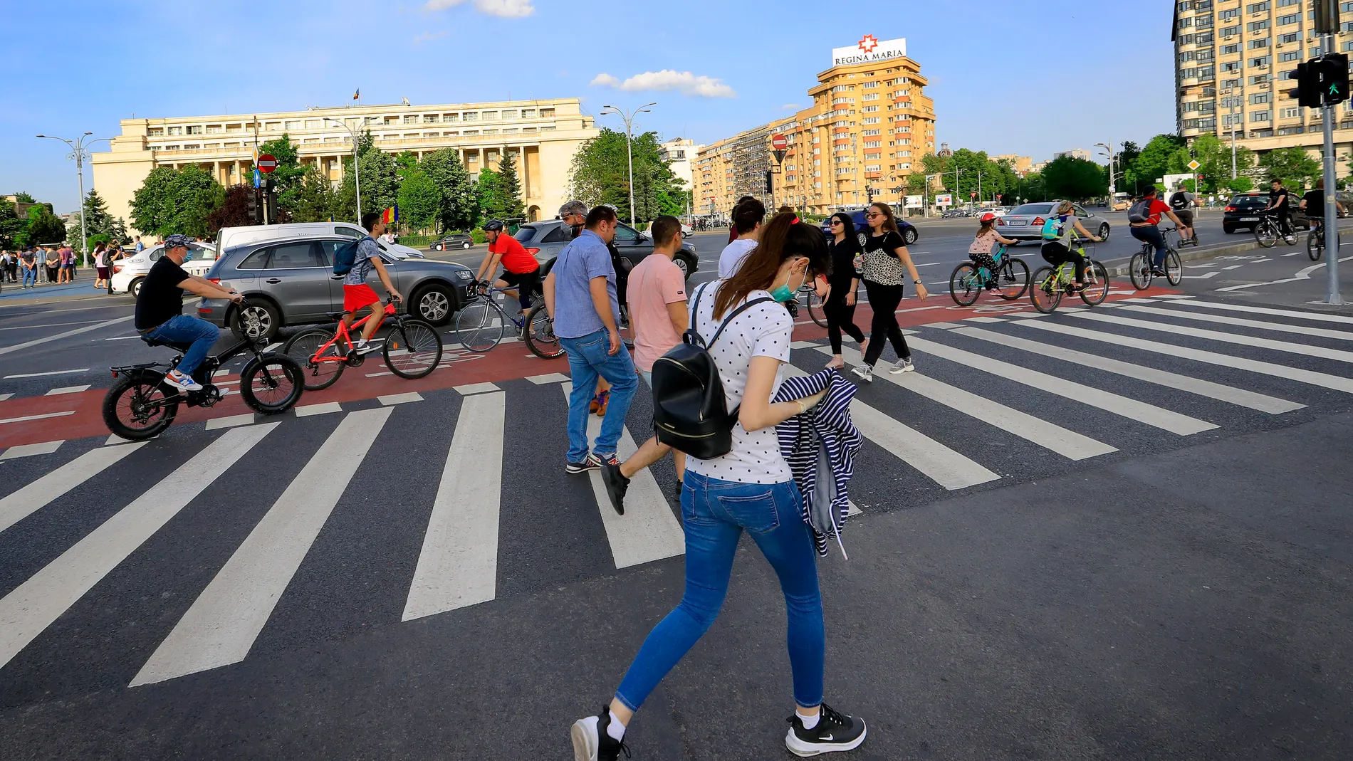 Coronavirus in Romania phase two protest