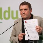 Otegi: "Las notas aclaratorias no alteran los acuerdos".