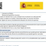 Informe del 20 de mayo donde se insta a utilizar mascarillas poco seguras en los hospitales.