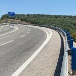 Autovía del Olivar entre Martos y la intersección con la A-6051