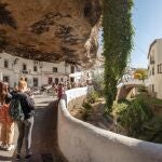 Una calle de Setenil de las Bodegas