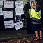 Protestas de los empleados de NIssan en Barcelona