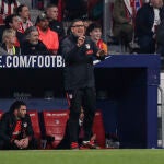 Mono Burgos durante su etapa como segundo entrenador del Atlético de Madrid.