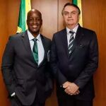 Sergio Camargo con Jair Bolsonaro