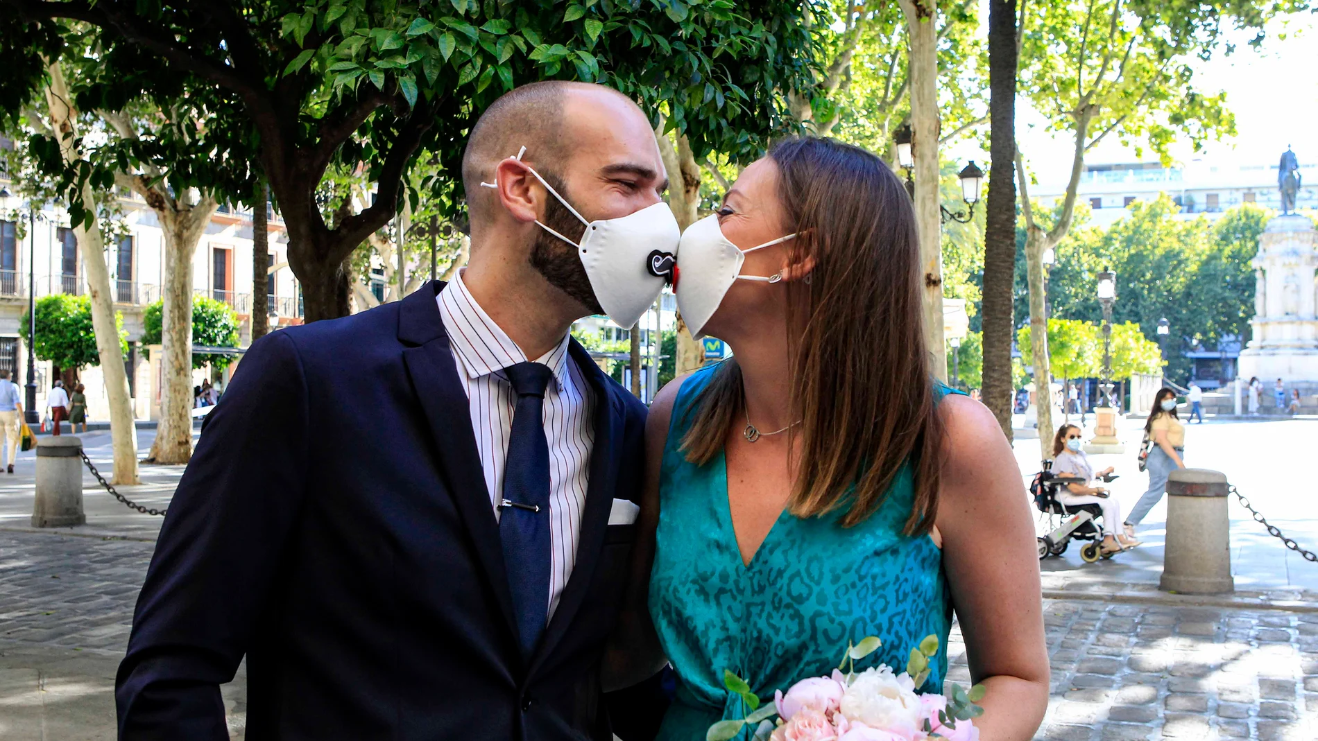 Boda con mascarilla