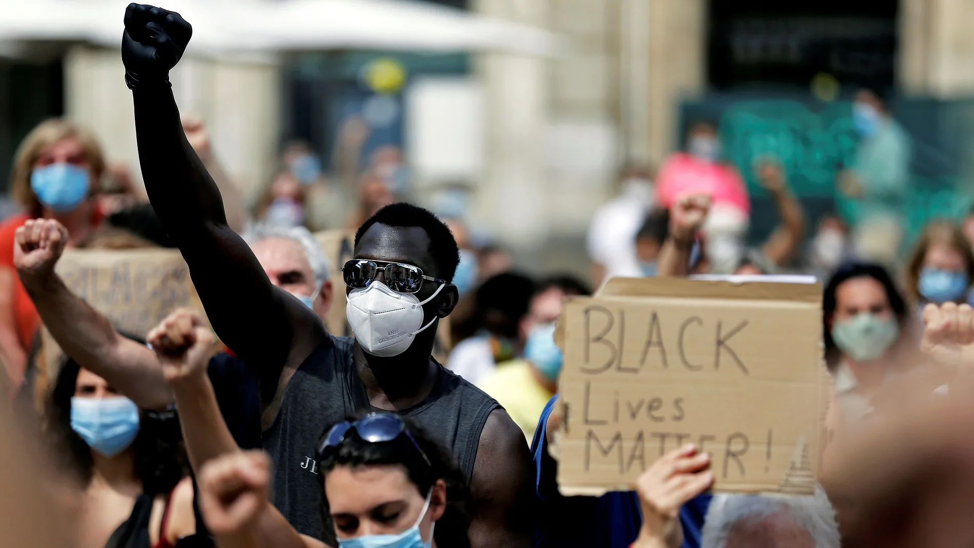 Valéncia se ha sumado a la reivindicación de que "Todas las vidas negras importan"