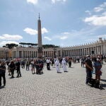 Plaza de San Pedro, en el Vaticano.