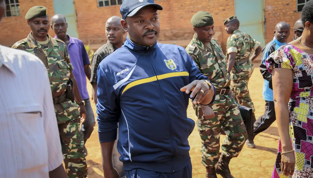 El fallecido presidente Pierre Nkurunziza