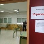 La distancia entre la mesas en las aulas debe ser de dos metros