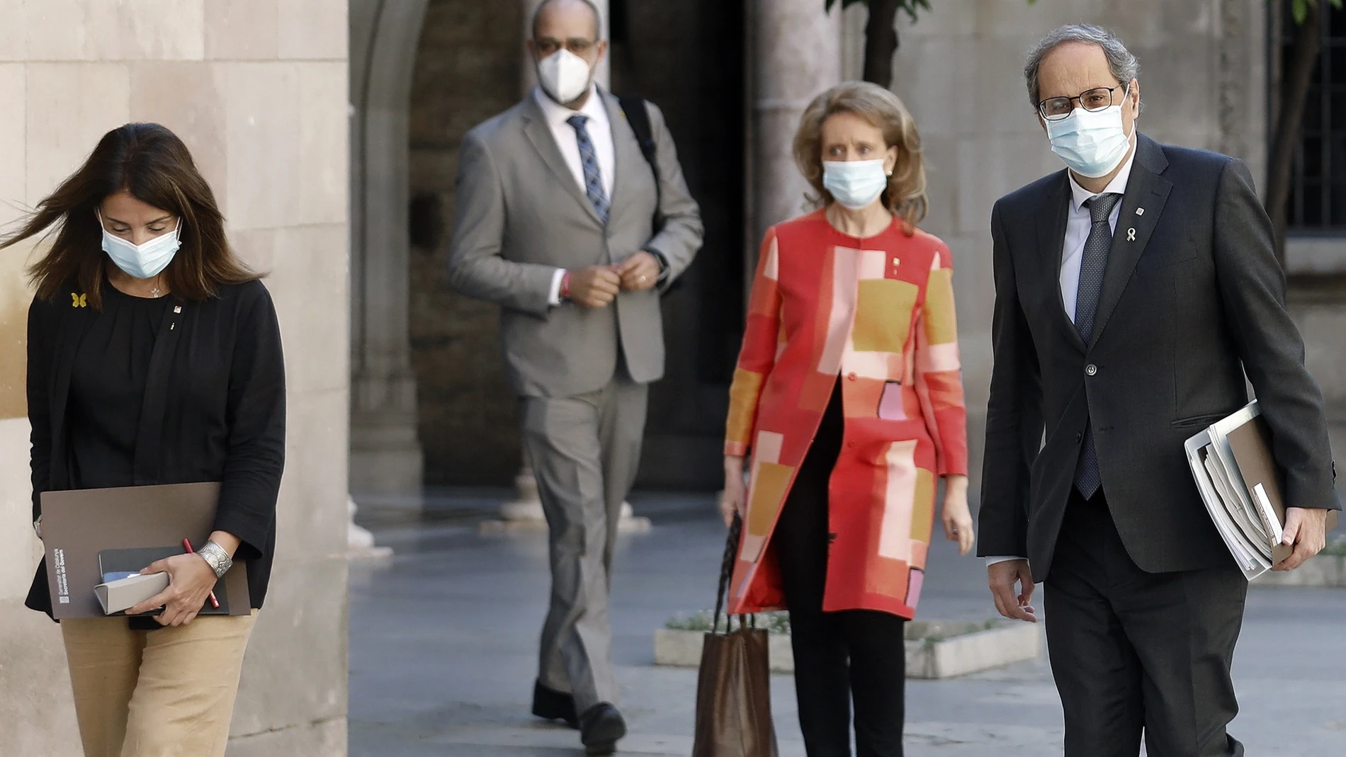 Reunion semanal del gobierno catalán