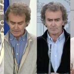 Los cortes de pelo de Fernando Simón a lo largo de las ruedas de prensa durante la crisis del coronavirus