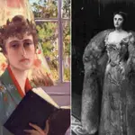 La legendaria Winnaretta Singer junto a uno de sus autorretratos