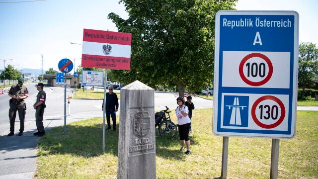 Frontera entre Austria y Alemania